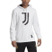 felpa juventus con cappuccio JUVE DNA HD bianca 20/21 