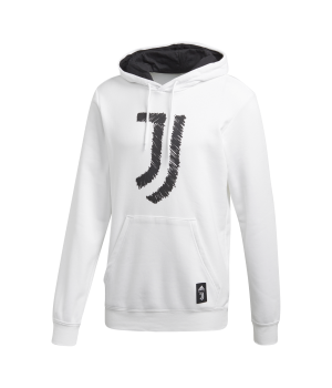 felpa juventus con cappuccio JUVE DNA HD bianca 20/21 