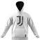 felpa juventus con cappuccio JUVE DNA HD bianca 20/21 